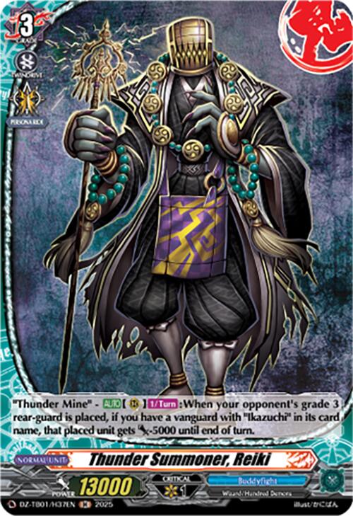 Thunder Summoner, Reiki (DZ-TB01/H37EN) (DZ-TB01/H37EN) [Future Card Buddyfight] | Pegasus Games WI