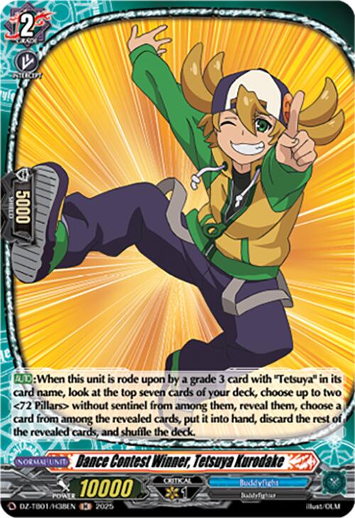 Dance Contest Winner, Tetsuya Kurodake (DZ-TB01/H38EN) (DZ-TB01/H38EN) [Future Card Buddyfight] | Pegasus Games WI