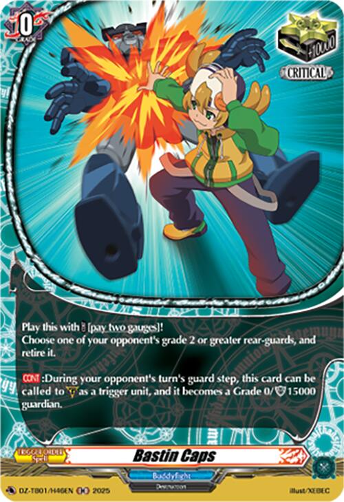 Bastin Caps (DZ-TB01/H46EN) (DZ-TB01/H46EN) [Future Card Buddyfight] | Pegasus Games WI