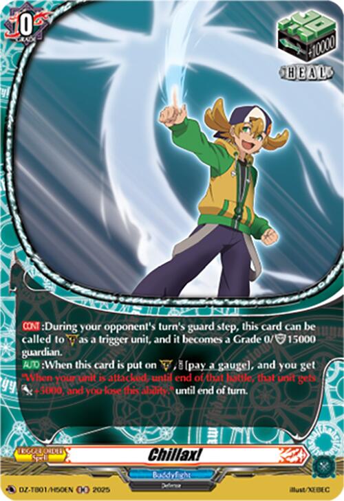 Chillax! (DZ-TB01/H50EN) (DZ-TB01/H50EN) [Future Card Buddyfight] | Pegasus Games WI
