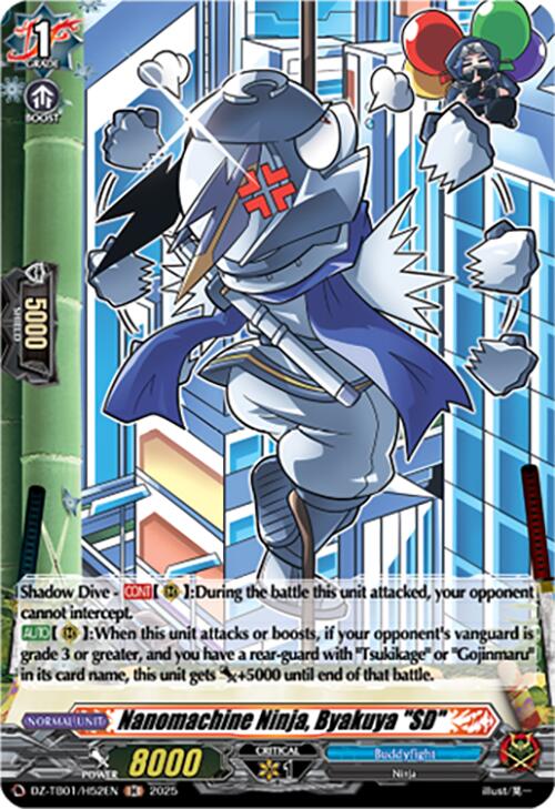 Nanomachine Ninja, Byakuya "SD" (DZ-TB01/H52EN) (DZ-TB01/H52EN) [Future Card Buddyfight] | Pegasus Games WI