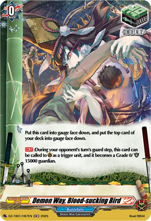 Demon Way, Blood-sucking Bird (DZ-TB01/H67EN) (DZ-TB01/H67EN) [Future Card Buddyfight] | Pegasus Games WI