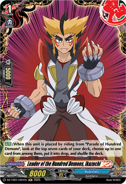 Leader of the Hundred Demons, Ikazuchi (DZ-TB01/H81EN) (DZ-TB01/H81EN) [Future Card Buddyfight] | Pegasus Games WI