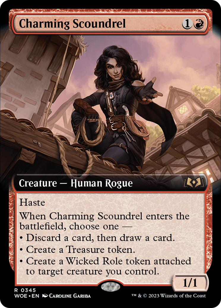 Charming Scoundrel (Extended Art) [Wilds of Eldraine] | Pegasus Games WI