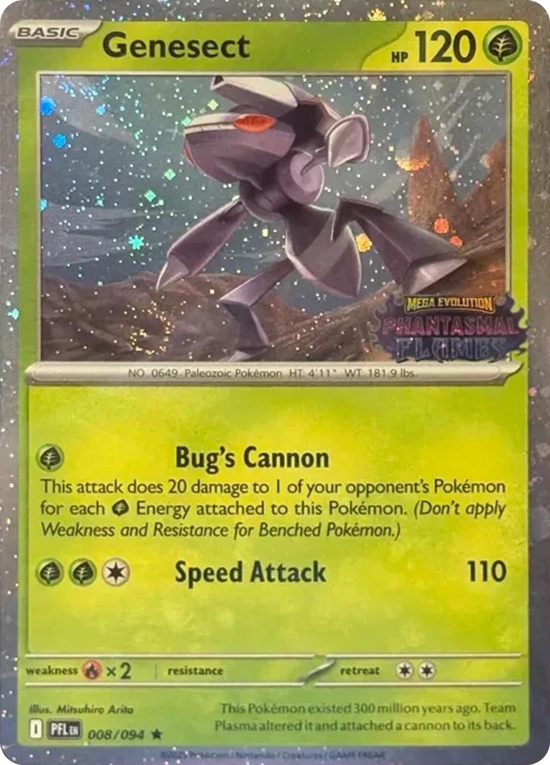 Genesect (008/094) (Cosmos Holo) (Best Buy Exclusive) [Miscellaneous Cards] | Pegasus Games WI