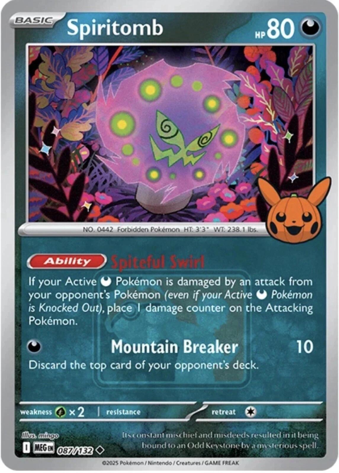 Spiritomb (087/132) (Trick or Trade Stamped) [Miscellaneous Cards] | Pegasus Games WI