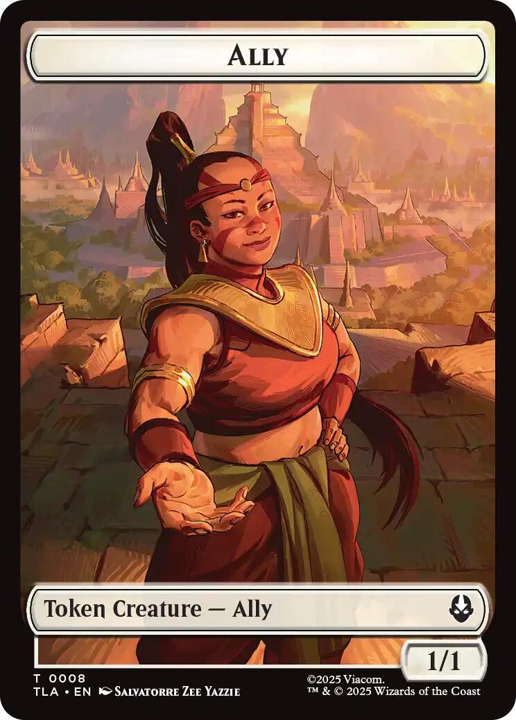 Ally (0008) // Clue (0016) Double-Sided Token [Avatar: The Last Airbender Tokens] | Pegasus Games WI