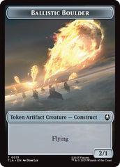 Ballistic Boulder // Soldier (0011) Double-Sided Token [Avatar: The Last Airbender Tokens] | Pegasus Games WI