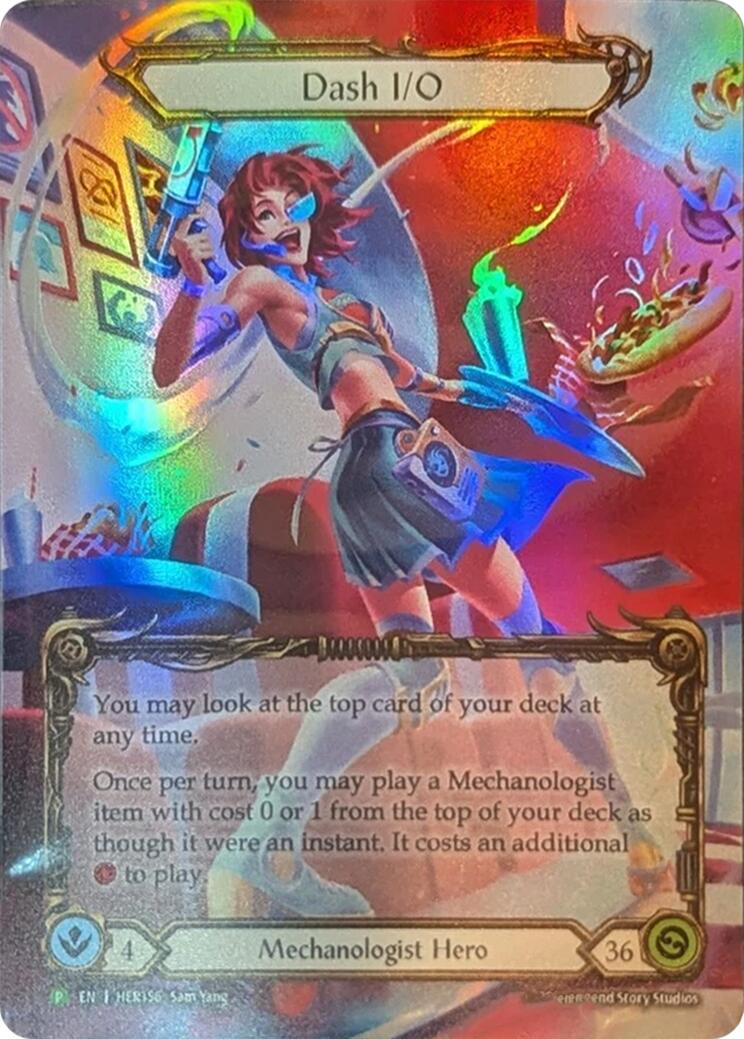 Dash I/O [HER0156] (Promo)  Rainbow Foil | Pegasus Games WI