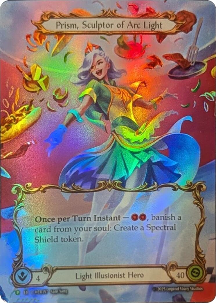 Prism, Sculptor of Arc Light [HER157] (Promo)  Rainbow Foil | Pegasus Games WI