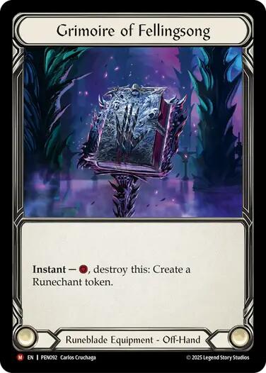 Grimoire of Fellingsong [PEN092] (Compendium of Rathe) | Pegasus Games WI