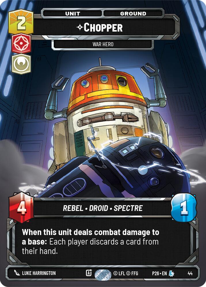 Chopper - War Hero (44) (44) [Sector and Regional Promos: Season 1] | Pegasus Games WI
