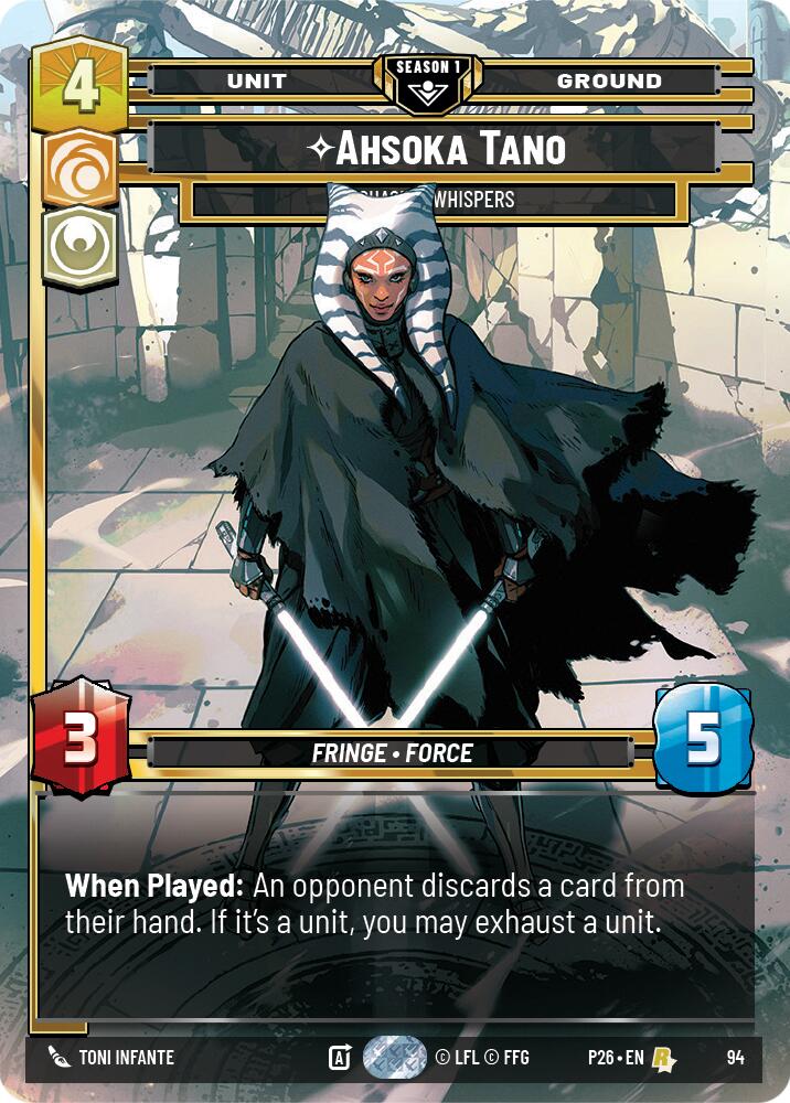 Ahsoka Tano - Chasing Whispers (94) (94) [Sector and Regional Promos: Season 1] | Pegasus Games WI