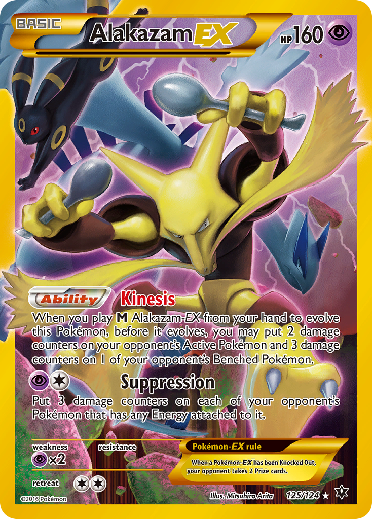 Alakazam EX (125/124) [XY: Fates Collide] | Pegasus Games WI