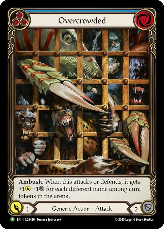 Overcrowded [LGS426] (Promo)  Cold Foil | Pegasus Games WI