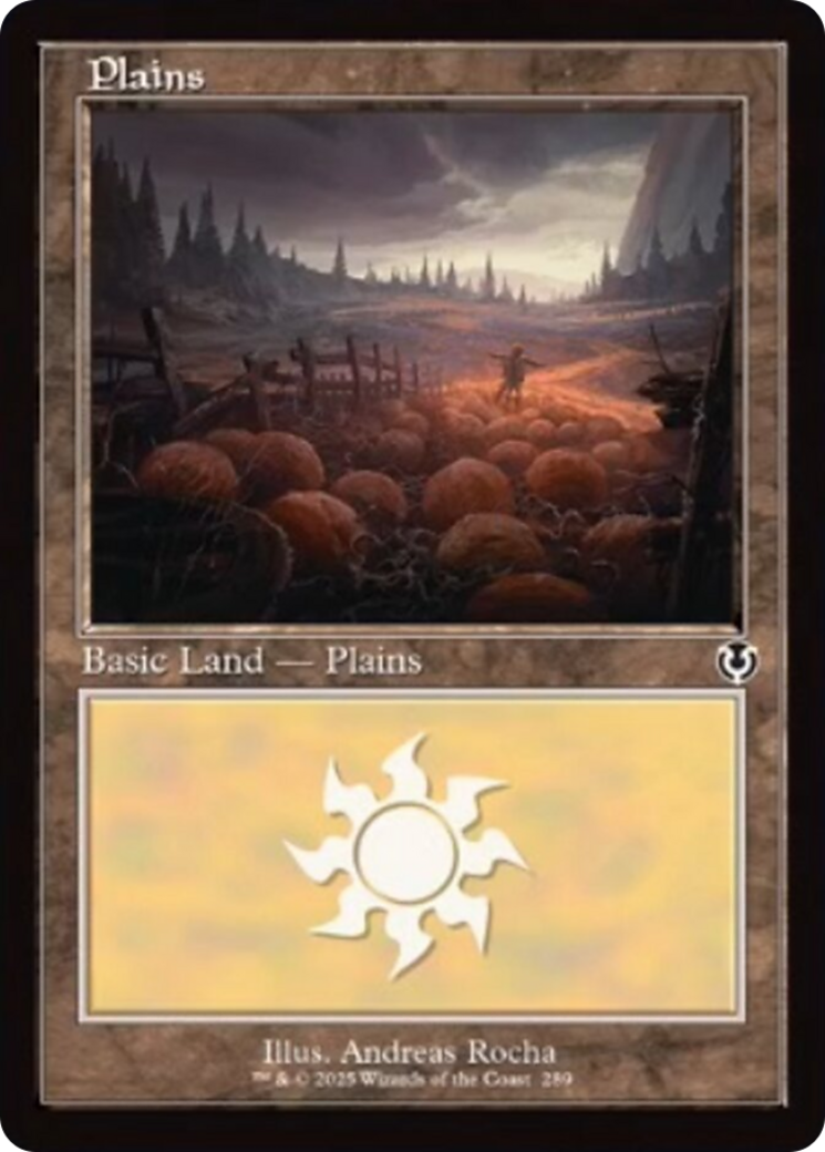 Plains (289) (Retro Frame) [Innistrad Remastered] | Pegasus Games WI