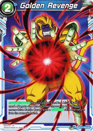 Golden Revenge (BT11-059) [Vermilion Bloodline 2nd Edition] | Pegasus Games WI