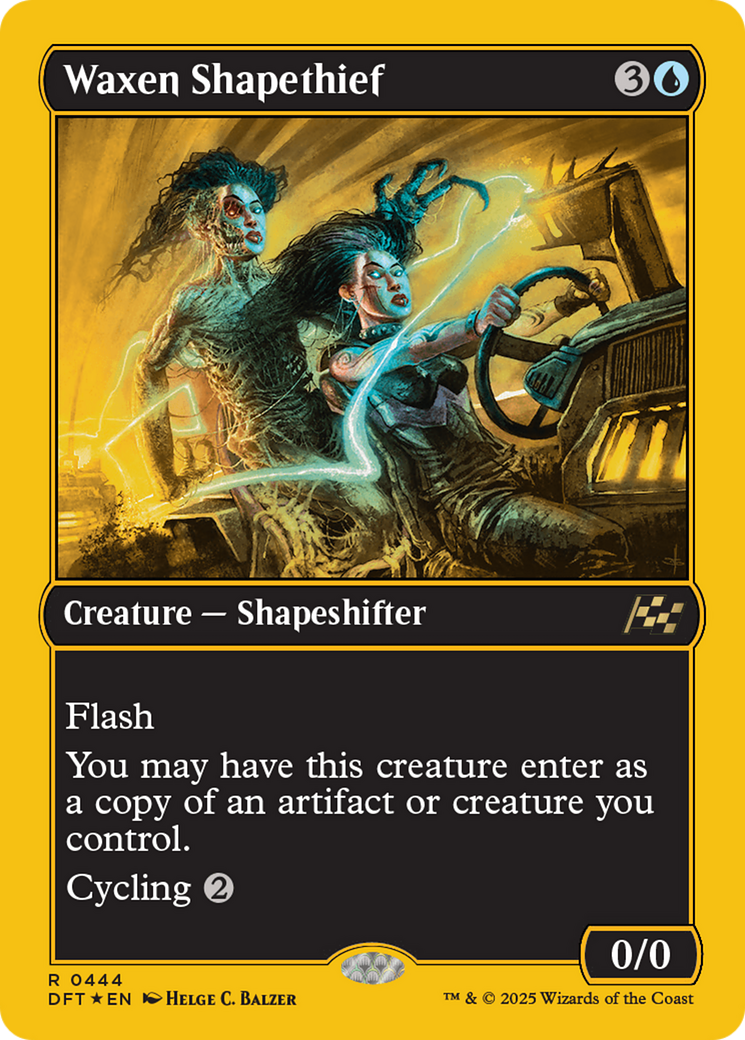 Waxen Shapethief (First-Place Foil) [Aetherdrift] | Pegasus Games WI