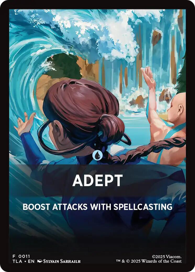 Adept Theme Card [Avatar: The Last Airbender Tokens] | Pegasus Games WI