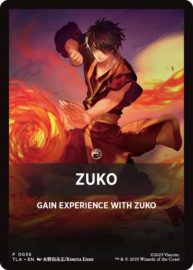 Zuko Theme Card [Avatar: The Last Airbender Tokens] | Pegasus Games WI