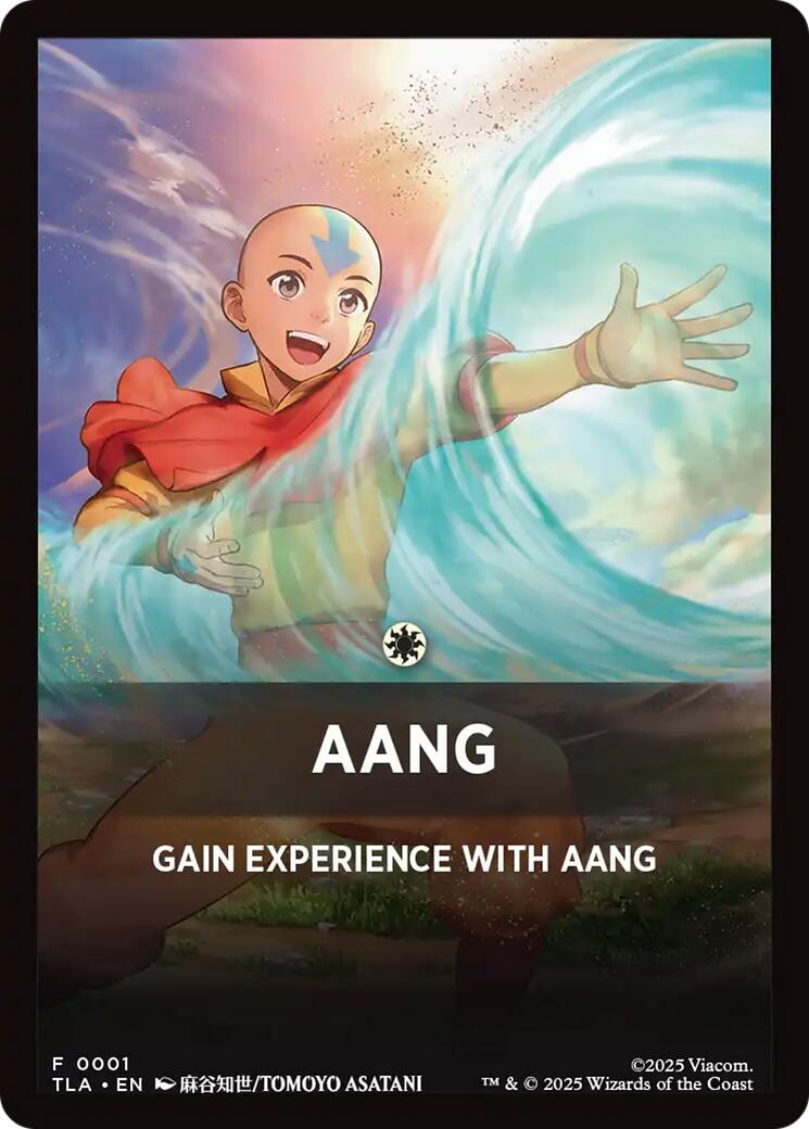 Aang Theme Card [Avatar: The Last Airbender Tokens] | Pegasus Games WI