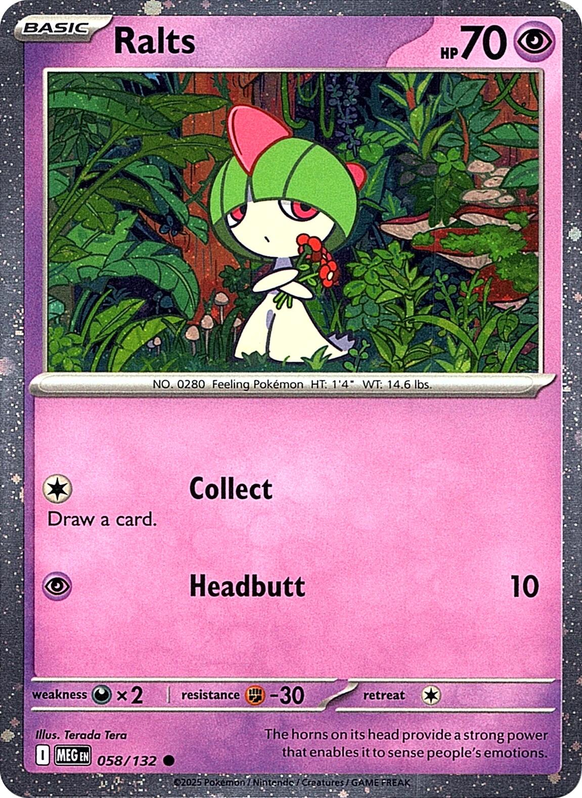 Ralts (058/132) (Cosmos Holo) [Miscellaneous Cards] | Pegasus Games WI