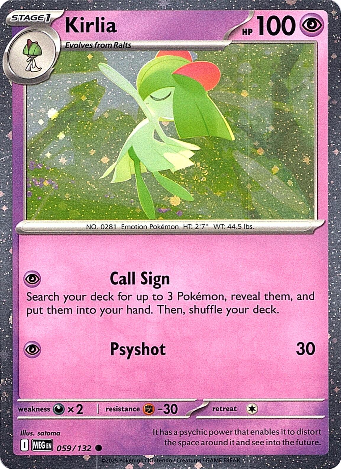 Kirlia (059/132) (Cosmos Holo) [Miscellaneous Cards] | Pegasus Games WI