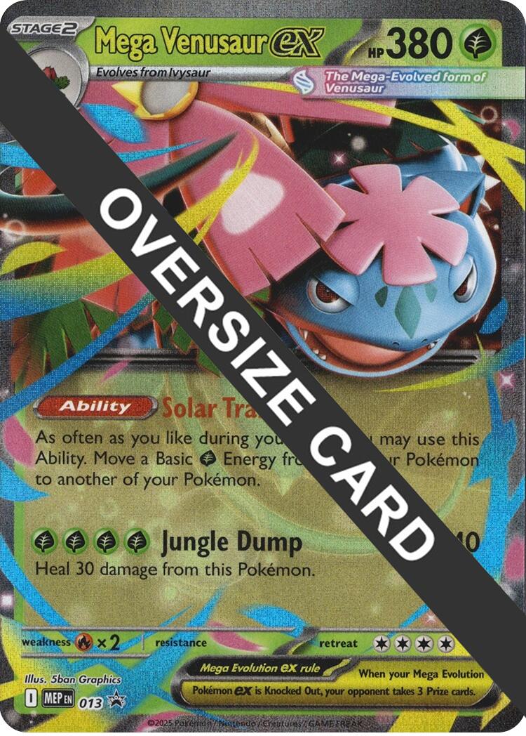 Mega Venusaur ex (013) (Jumbo) [Mega Evolution Promo] | Pegasus Games WI