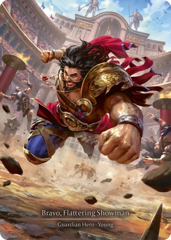 Bravo, Flattering Showman [HER154] (Promo)  Cold Foil | Pegasus Games WI