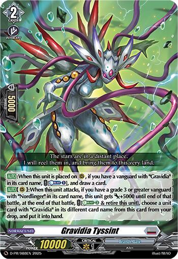 Gravidia Tyssint (D-PR/988EN) [D Promo Cards] | Pegasus Games WI