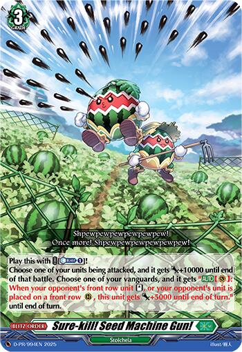 Sure-kill! Seed Machine Gun! (D-PR/994EN) [D Promo Cards] | Pegasus Games WI
