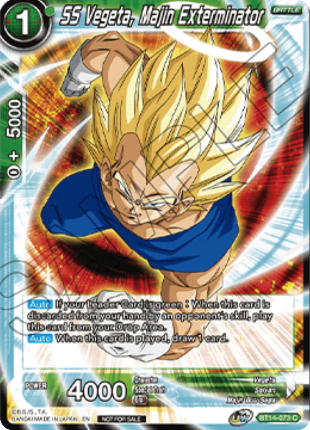 SS Vegeta, Majin Exterminator (Championship 2025 Finals Pack) (BT14-073) [Tournament Promotion Cards] | Pegasus Games WI