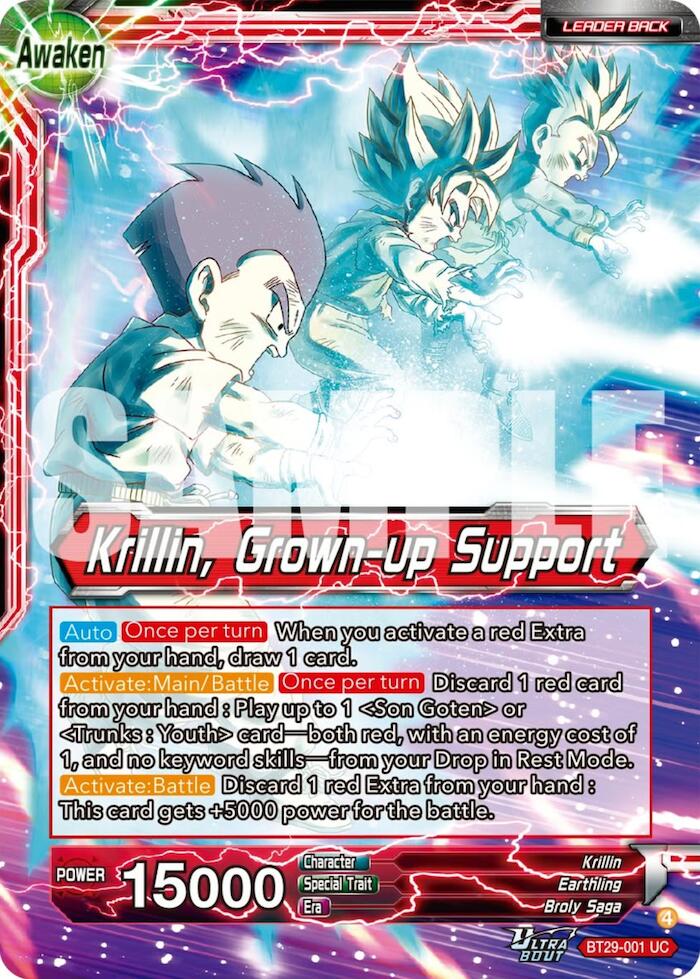 Krillin // Krillin, Grown-up Support (BT29-001) [Fearsome Rivals] | Pegasus Games WI