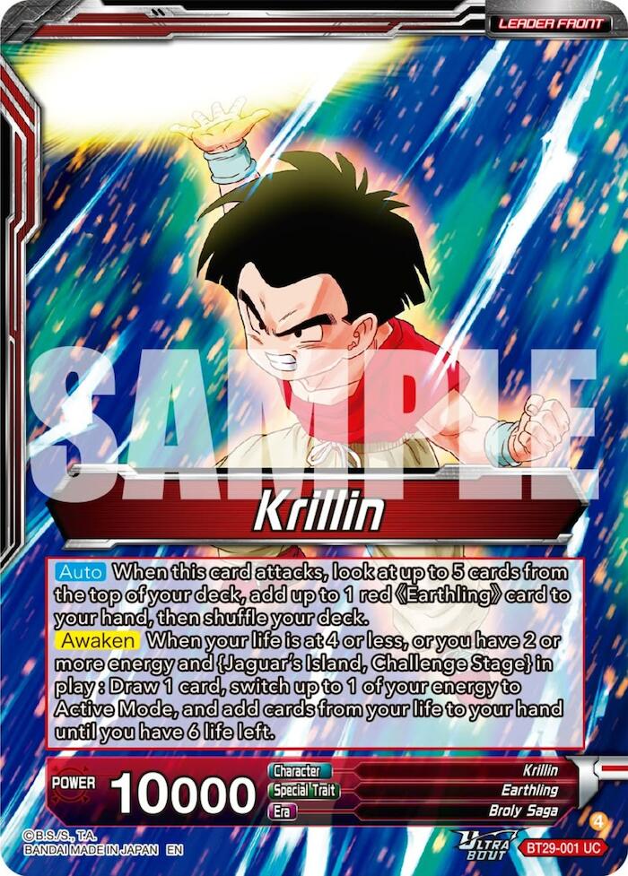 Krillin // Krillin, Grown-up Support (BT29-001) [Fearsome Rivals] | Pegasus Games WI