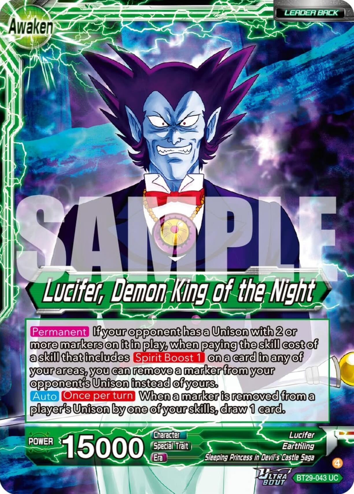 Lucifer // Lucifer, Demon King of the Night (BT29-043) [Fearsome Rivals] | Pegasus Games WI