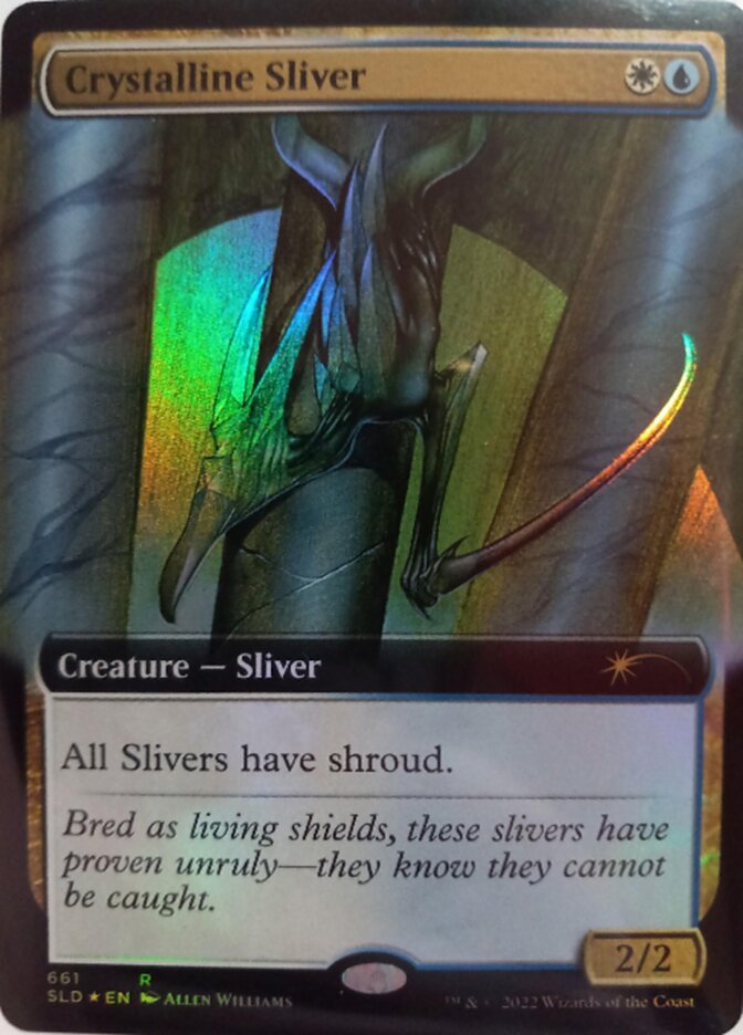 Crystalline Sliver (Extended Art) [Secret Lair Drop Promos] | Pegasus Games WI