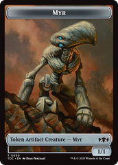 Snake // Myr Double-Sided Token [Tarkir: Dragonstorm Commander Tokens] | Pegasus Games WI