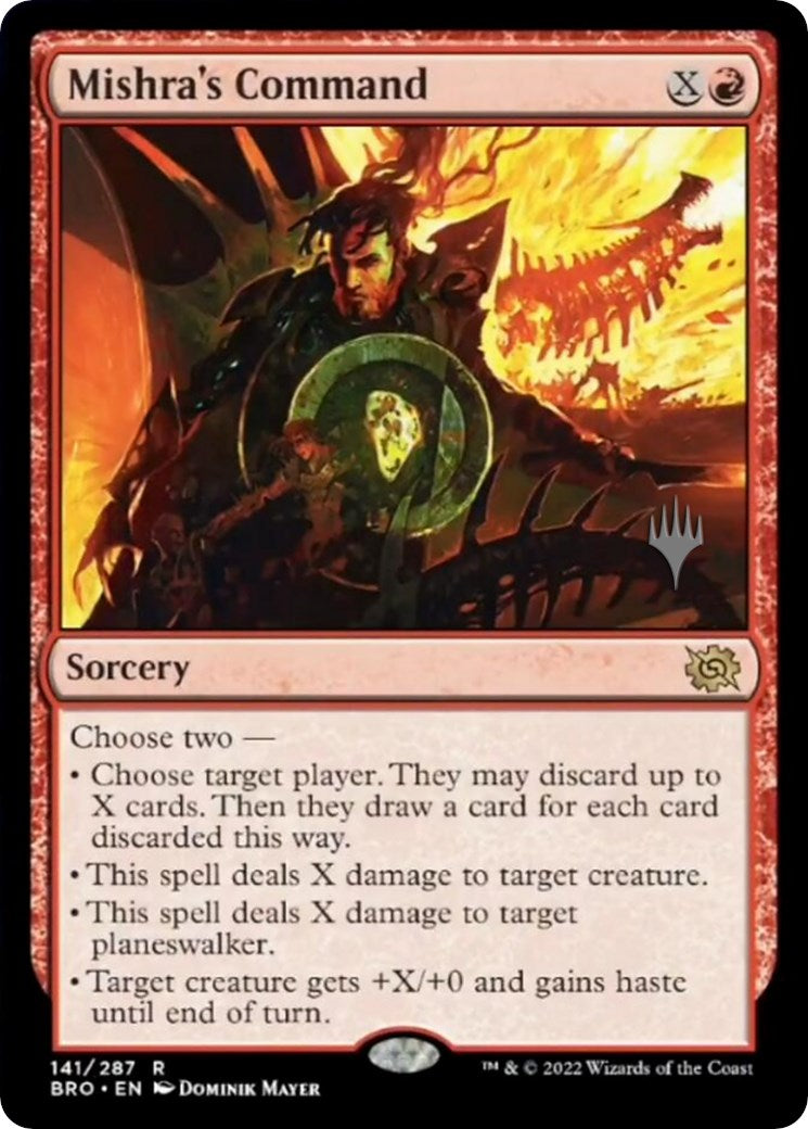 Mishra's Command (Promo Pack) [The Brothers' War Promos] | Pegasus Games WI