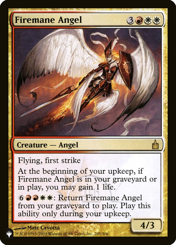 Firemane Angel [The List] | Pegasus Games WI
