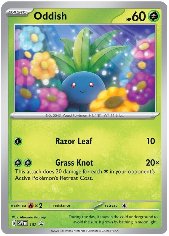 Oddish (102) [Scarlet & Violet: Black Star Promos] | Pegasus Games WI