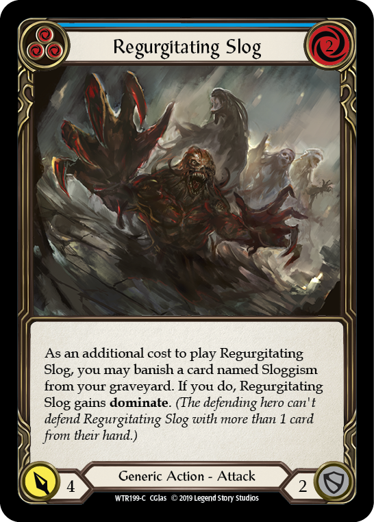 Regurgitating Slog (Blue) [WTR199-C] (Welcome to Rathe)  Alpha Print Normal | Pegasus Games WI