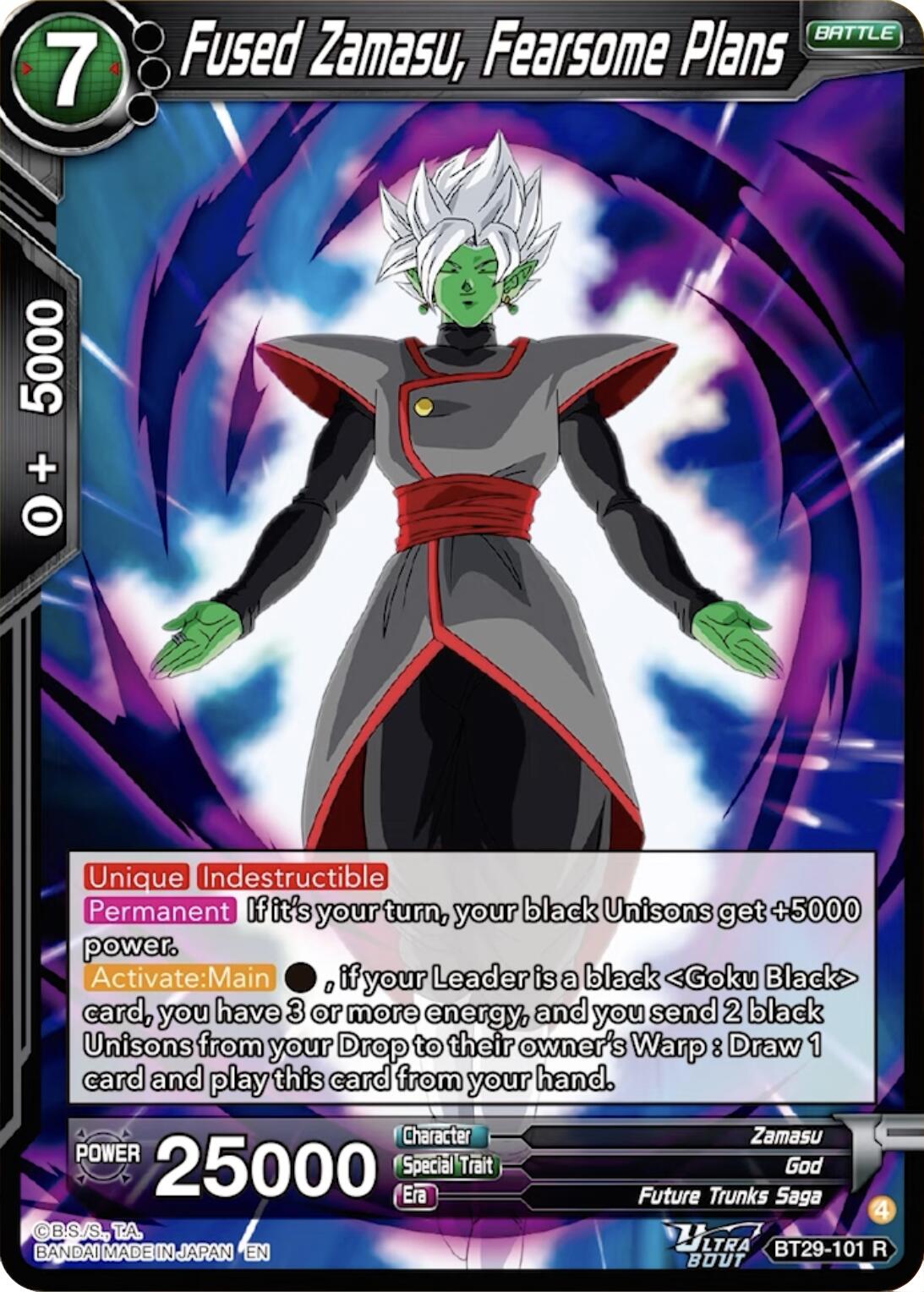 Fused Zamasu, Fearsome Plans (BT29-101) [Fearsome Rivals] | Pegasus Games WI
