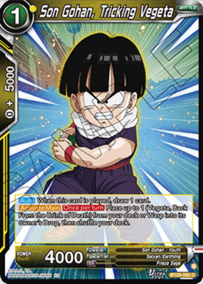 Son Gohan, Tricking Vegeta (BT29-062) [Fearsome Rivals] | Pegasus Games WI