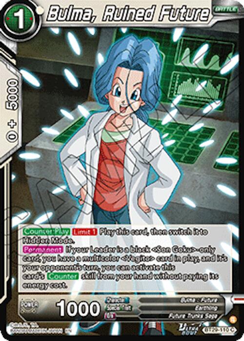 Bulma, Ruined Future (BT29-110) [Fearsome Rivals] | Pegasus Games WI