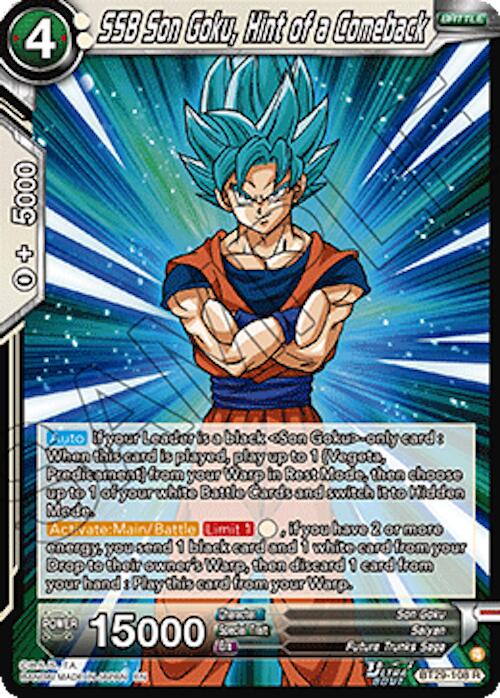 SSB Son Goku, Hint of a Comeback (BT29-108) [Fearsome Rivals] | Pegasus Games WI