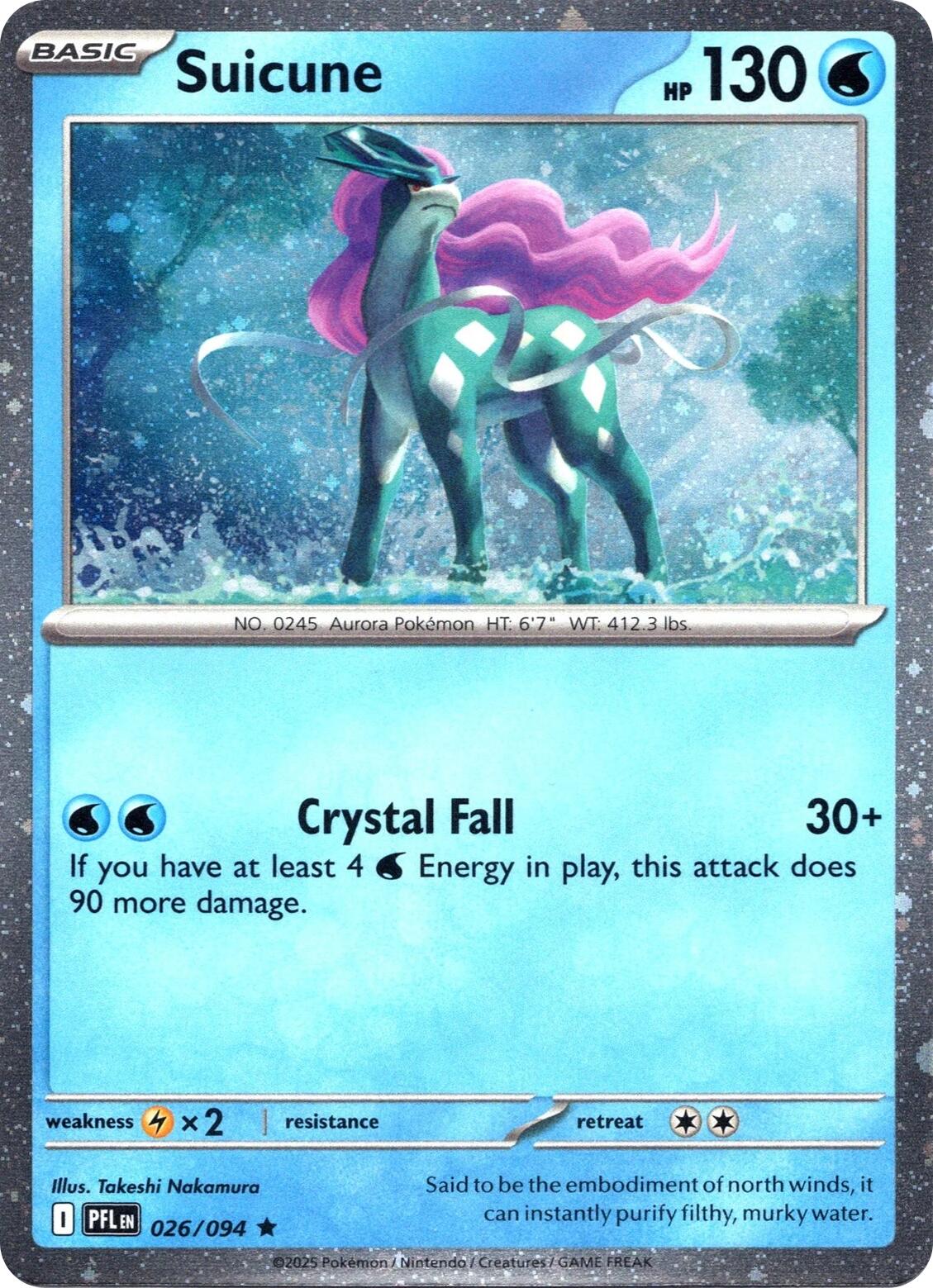Suicune (026/094) (Cosmos Holo) [Miscellaneous Cards] | Pegasus Games WI