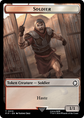 Soldier (0010) // Warrior Double-Sided Token [Fallout Tokens] | Pegasus Games WI