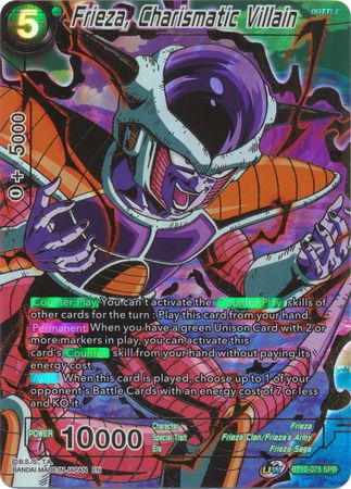 Frieza, Charismatic Villain (SPR) (BT10-075) [Rise of the Unison Warrior 2nd Edition] | Pegasus Games WI