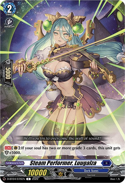 Steam Performer, Luugalza (D-BT04/076EN) [Awakening of Chakrabarthi] | Pegasus Games WI