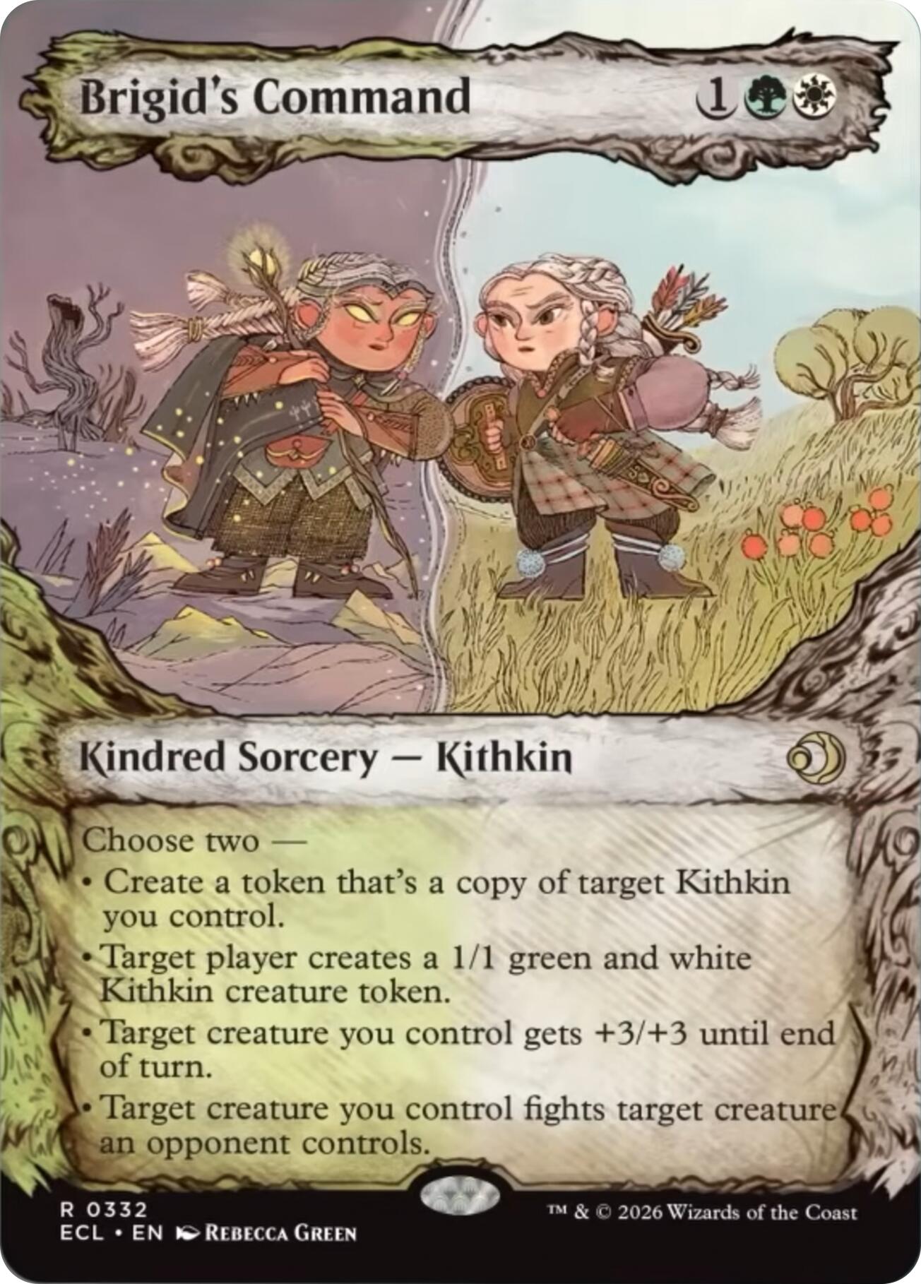 Brigid's Command (Showcase) [Lorwyn Eclipsed] | Pegasus Games WI